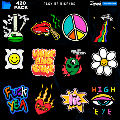 PACK DE DISEÑOS DTF DTG SUBLIMACIÓN Y SERIGRAFÍA 2026
