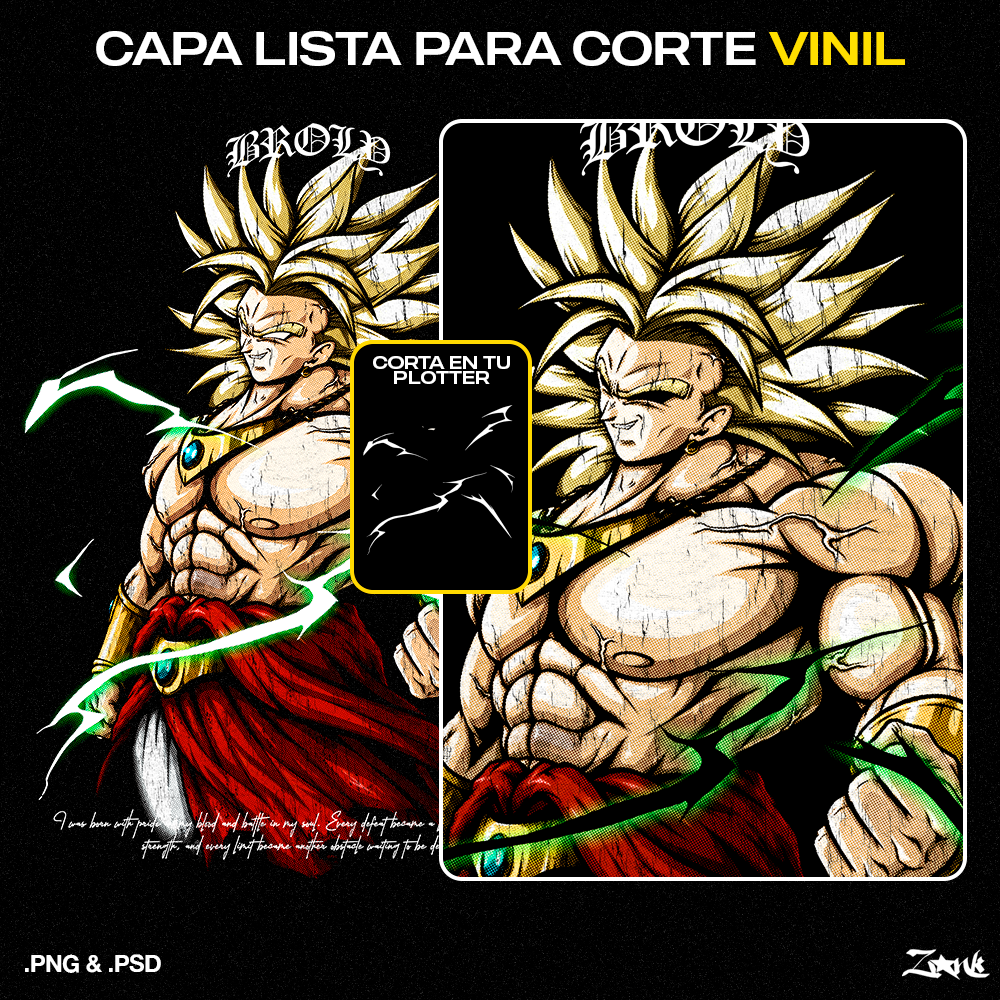 DB x Akatsuki Semitonos DTF y Vinil pack de diseños