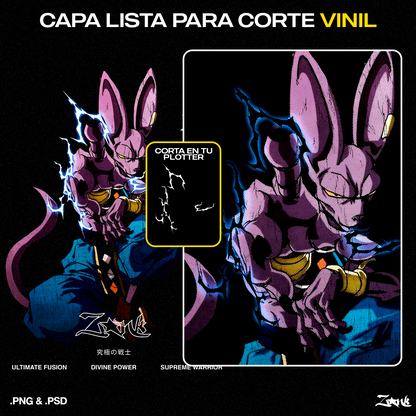 DB x Akatsuki Semitonos DTF y Vinil pack de diseños