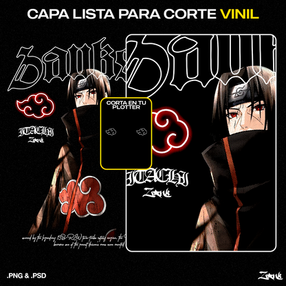 DB x Akatsuki Semitonos DTF y Vinil pack de diseños