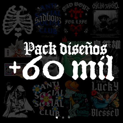 PACK DE DISEÑOS +60 MIL 2026