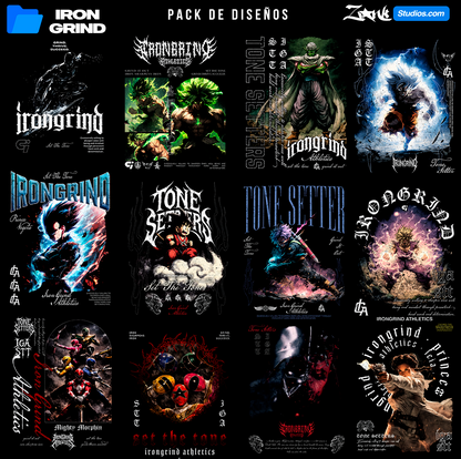 PACK DE DISEÑOS DTF DTG SUBLIMACIÓN Y SERIGRAFÍA 2026
