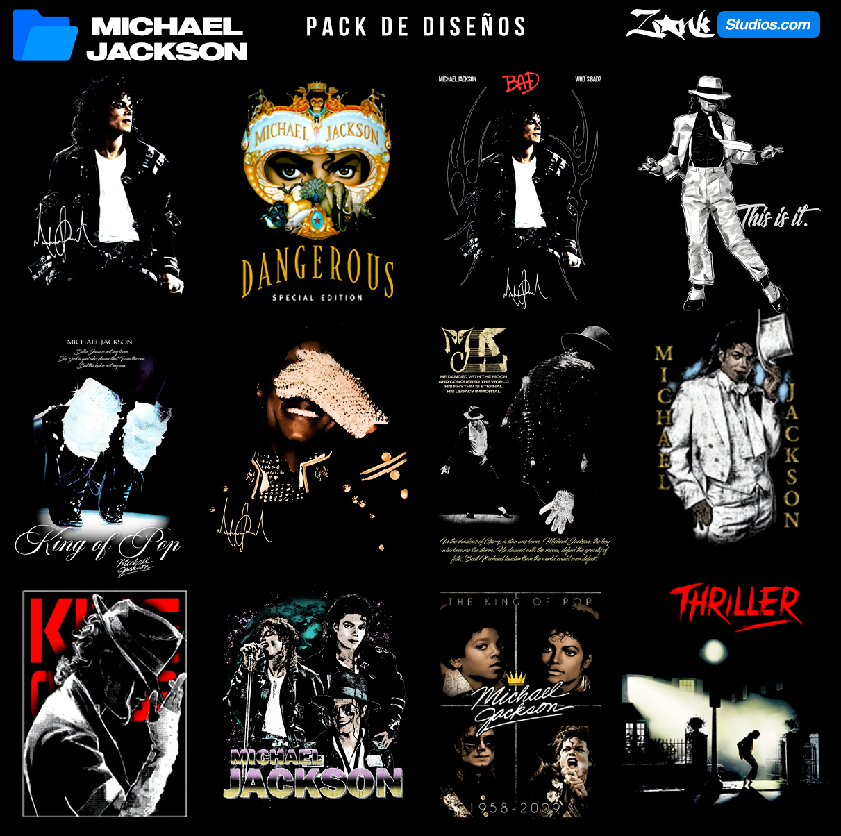 PACK DE DISEÑOS DTF DTG SUBLIMACIÓN Y SERIGRAFÍA 2026