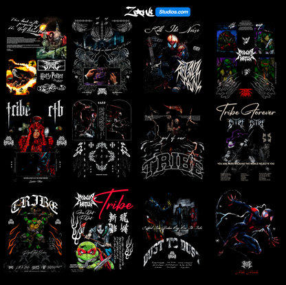 PACK DE DISEÑOS DTF DTG SUBLIMACIÓN Y SERIGRAFÍA 2026