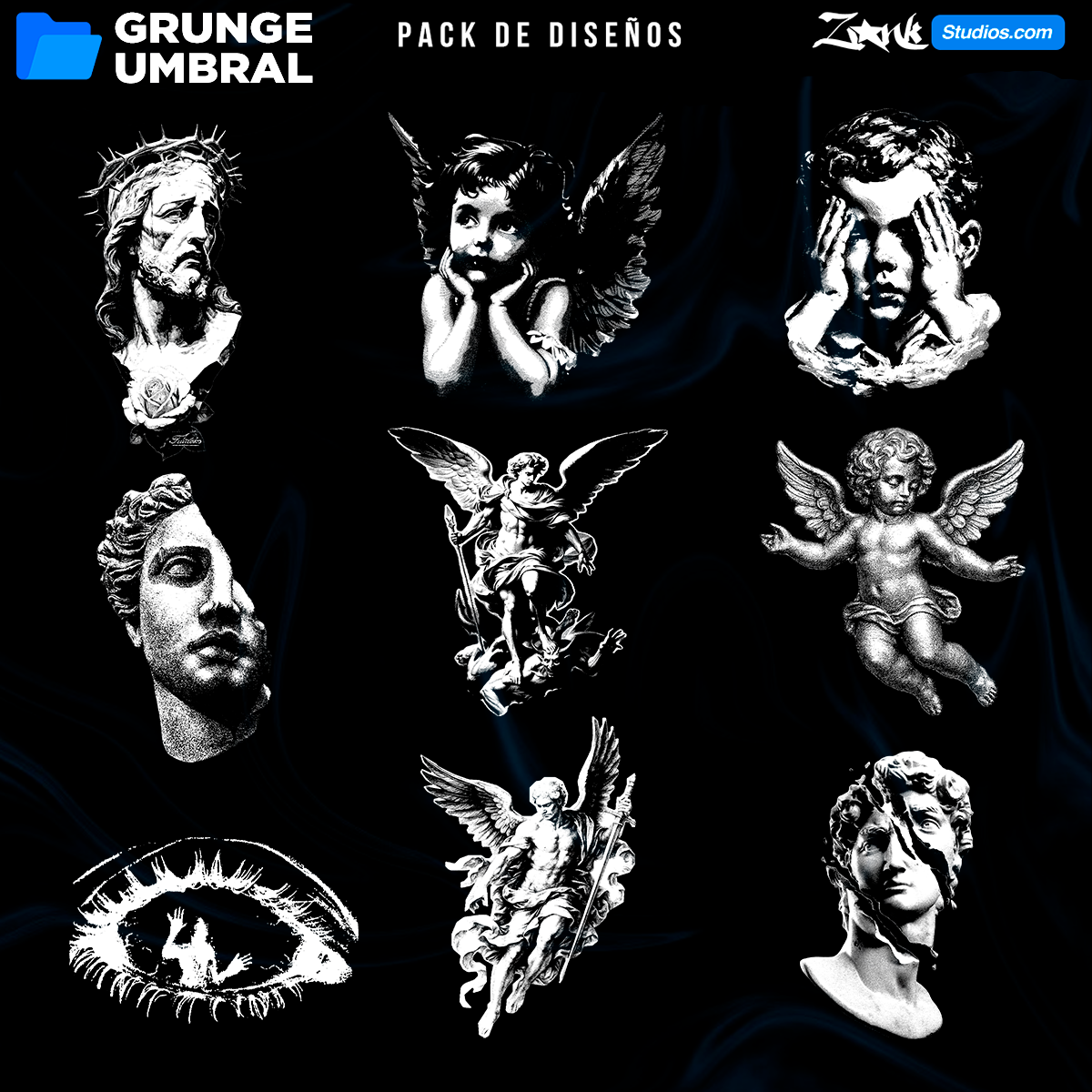 PACK DE DISEÑOS DTF DTG SUBLIMACIÓN Y SERIGRAFÍA 2026