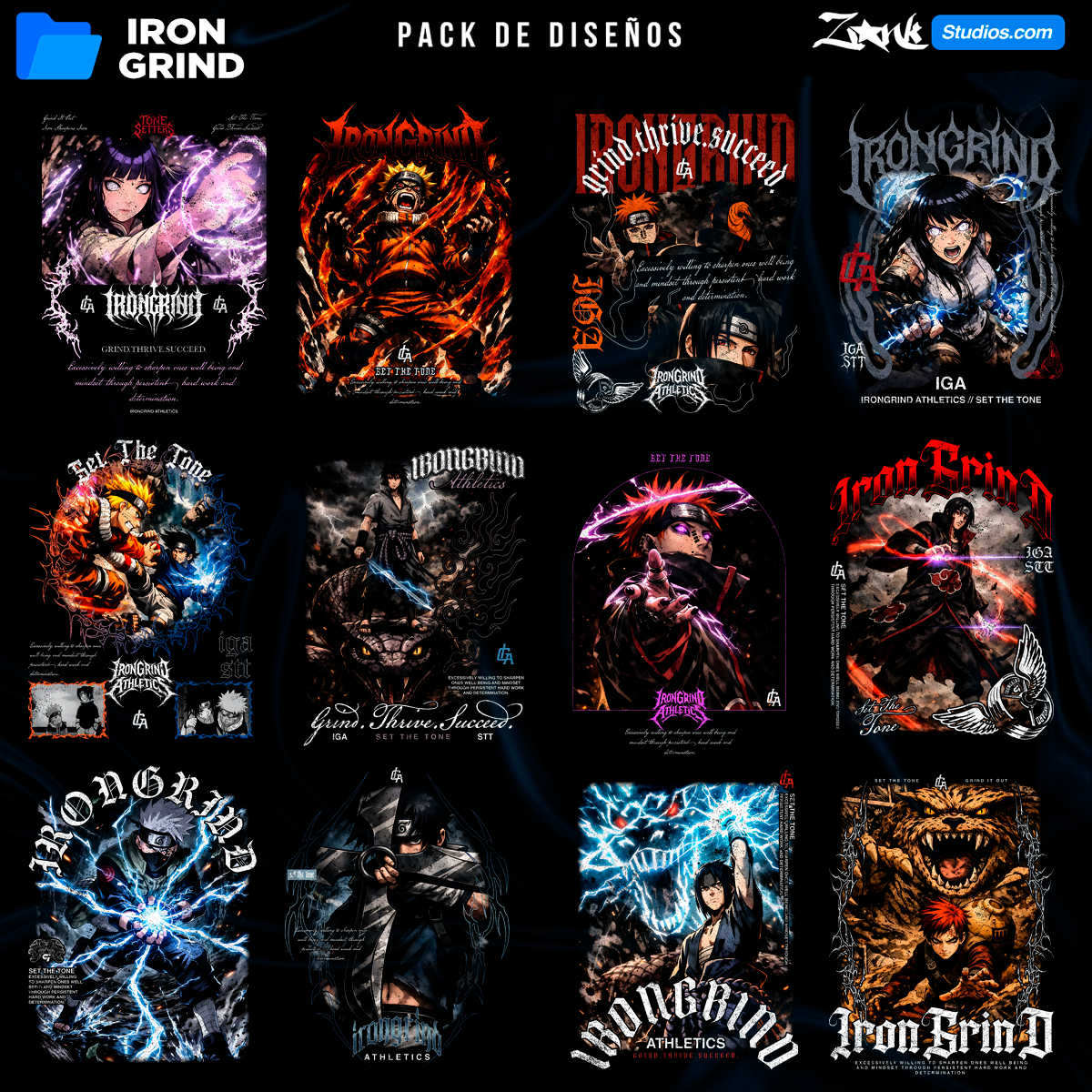 PACK DE DISEÑOS DTF DTG SUBLIMACIÓN Y SERIGRAFÍA 2026