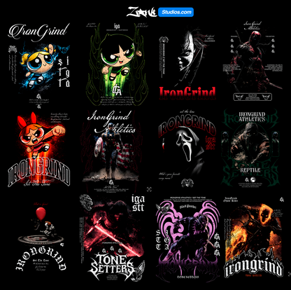 PACK DE DISEÑOS DTF DTG SUBLIMACIÓN Y SERIGRAFÍA 2026