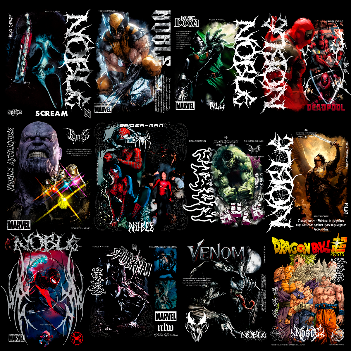PACK DE DISEÑOS DTF DTG SUBLIMACIÓN Y SERIGRAFÍA 2026