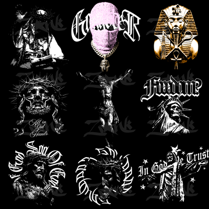 PACK DE DISEÑOS DTF DTG SUBLIMACIÓN Y SERIGRAFÍA 2026