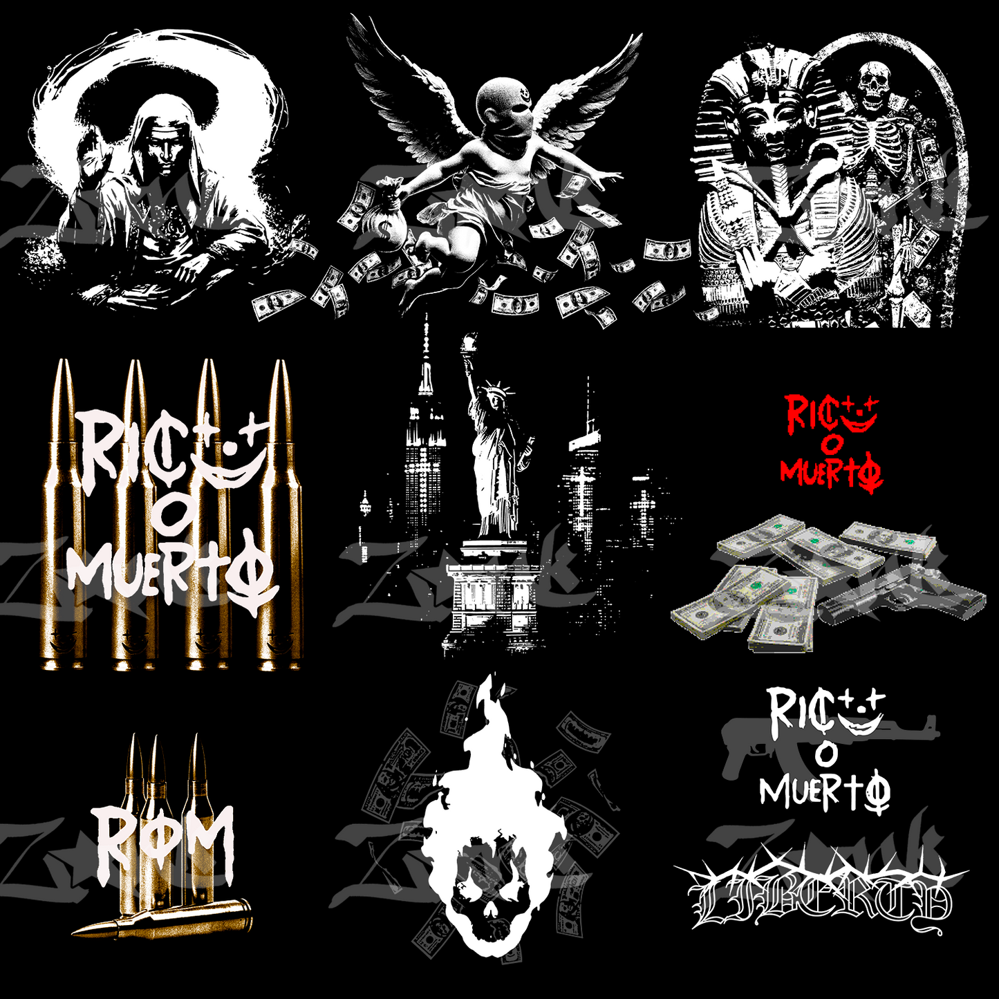 PACK DE DISEÑOS DTF DTG SUBLIMACIÓN Y SERIGRAFÍA 2026