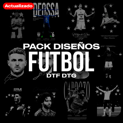 PACK FUTBOL DISEÑOS DTF 2026