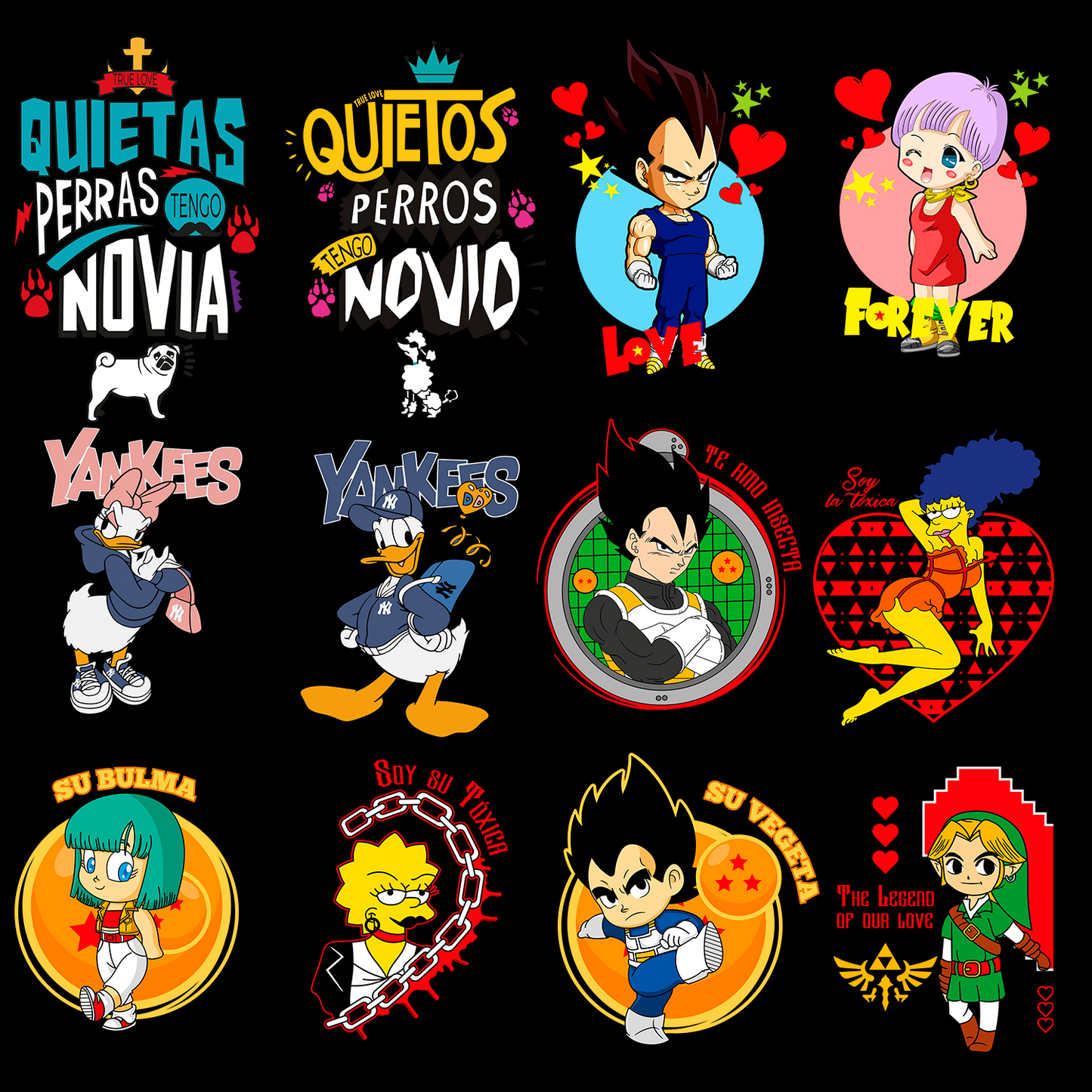 PACK DE DISEÑOS DTF DTG SUBLIMACIÓN Y SERIGRAFÍA 2026