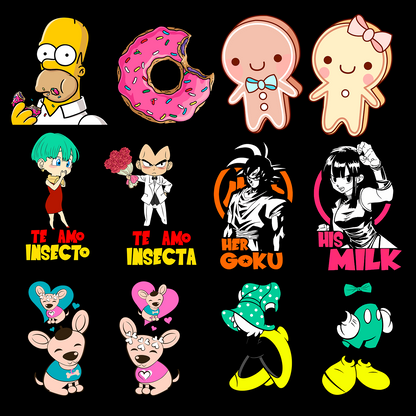 PACK DE DISEÑOS DTF DTG SUBLIMACIÓN Y SERIGRAFÍA 2026