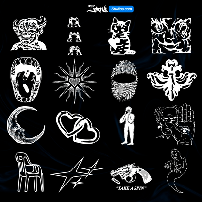 PACK DE DISEÑOS DTF DTG SUBLIMACIÓN Y SERIGRAFÍA 2026